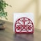 Home Basics Cast Iron Fleur De Lis Napkin Holder, Red NH44393 - alternate 1